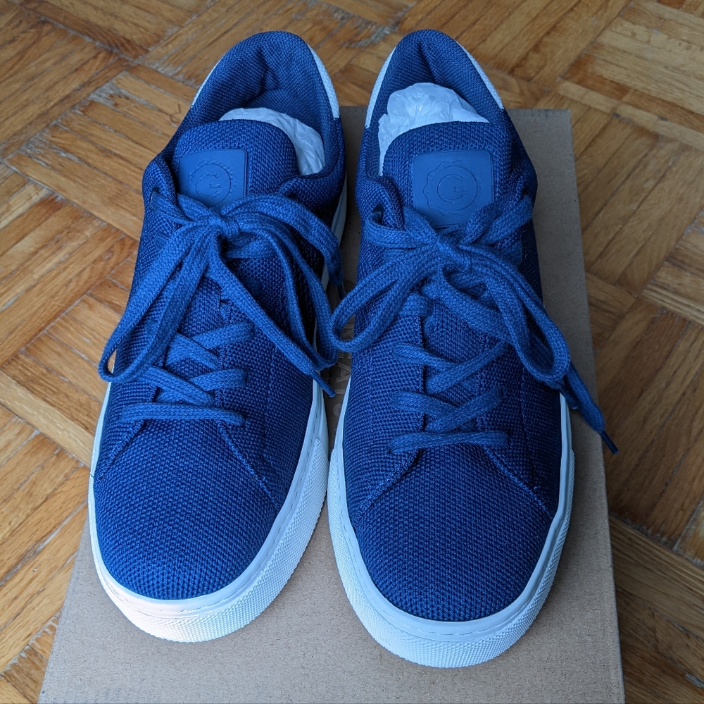 NIB Greats Royale EnviroKnit Navy White Sneaker Shoe EU40 Vegan Recycled